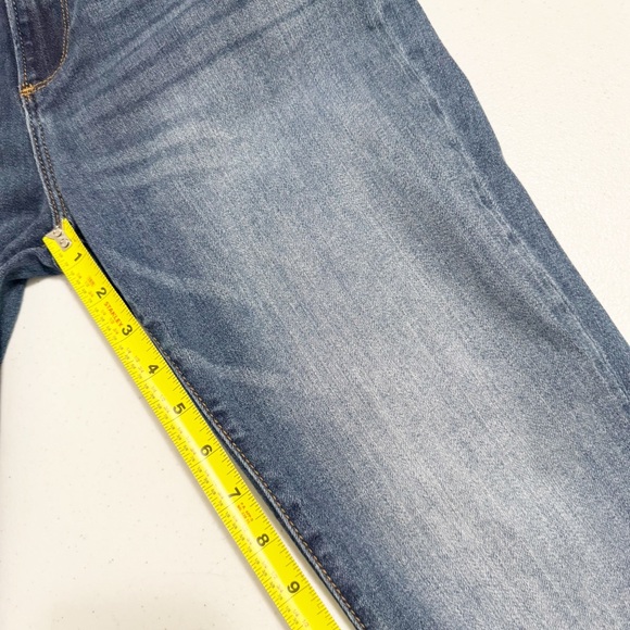 DRIFTWOOD Colette Beaded Embroidered Straight Crop Jeans Blue 29 - Picture 12 of 14